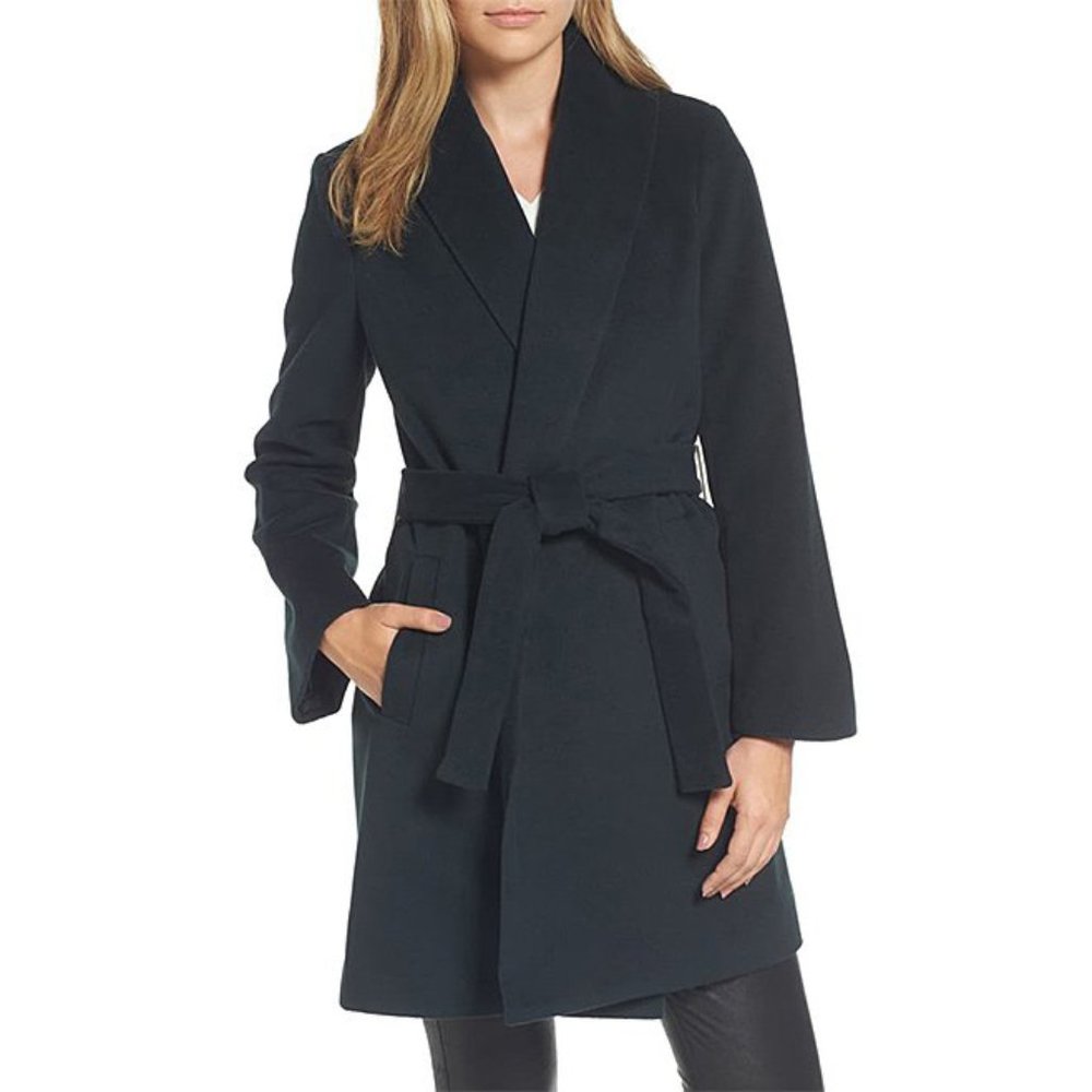 BNWT Tahari Dark Forest Green Coat